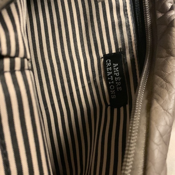 Ampere NWT hand bag.  Soft leather. Gray🍯 - Picture 3 of 4